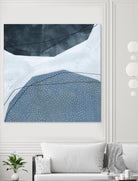 Adjacent Abstraction I by Emma Scarvey on GIANT ART - blue abstract