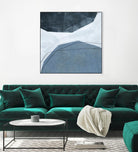 Adjacent Abstraction I by Emma Scarvey on GIANT ART - blue abstract