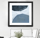 Adjacent Abstraction I by Emma Scarvey on GIANT ART - blue abstract