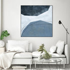 Adjacent Abstraction I by Emma Scarvey on GIANT ART - blue abstract