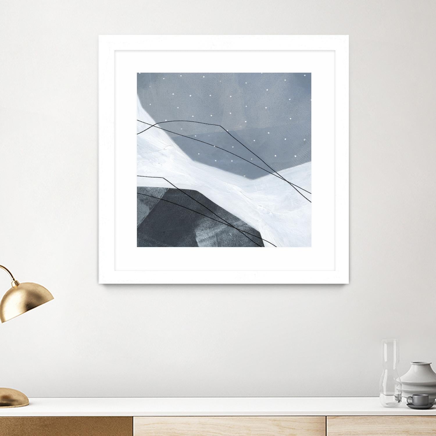 Adjacent Abstraction IV by Emma Scarvey on GIANT ART - blue abstract