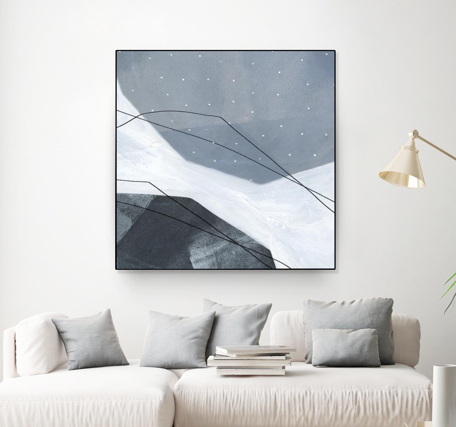 Adjacent Abstraction IV by Emma Scarvey on GIANT ART - blue abstract