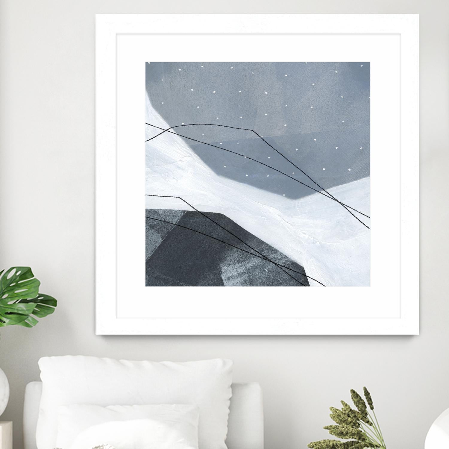 Adjacent Abstraction IV by Emma Scarvey on GIANT ART - blue abstract