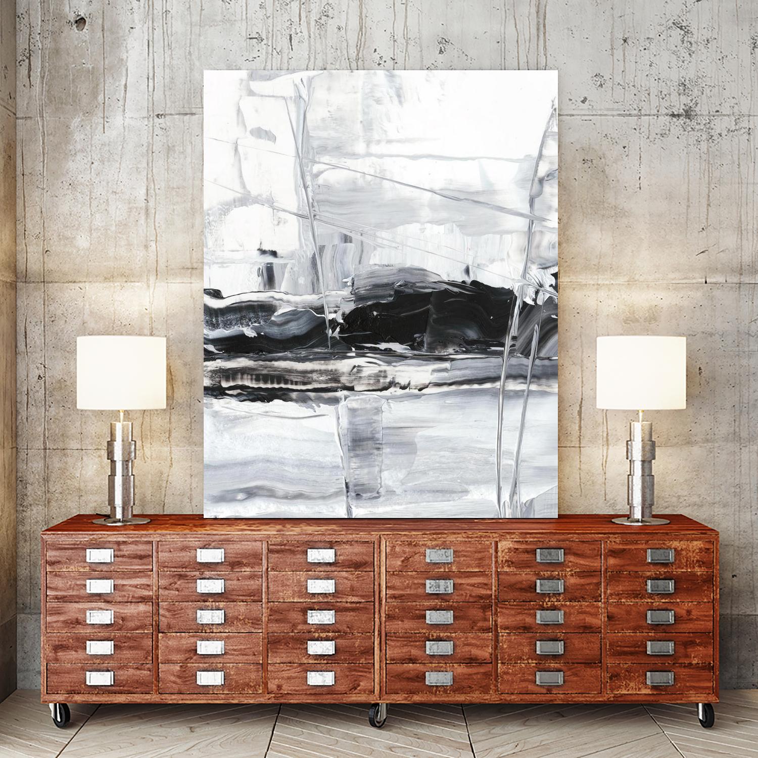 Winter Lightning II by Ethan Harper on GIANT ART - abstract