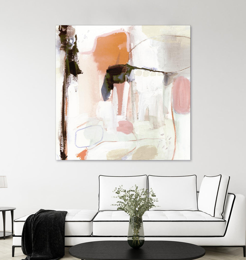 Ravel III by Victoria Borges on GIANT ART - pink abstract