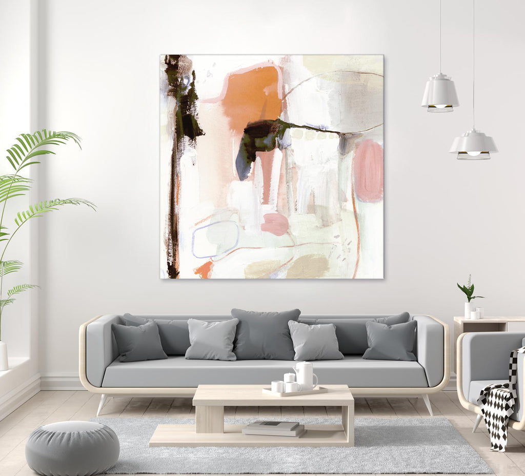 Ravel III by Victoria Borges on GIANT ART - pink abstract