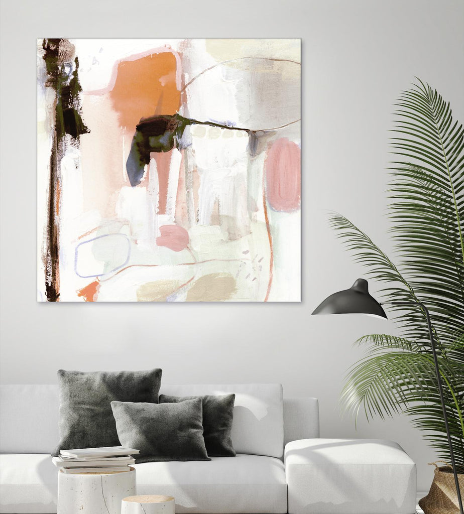 Ravel III by Victoria Borges on GIANT ART - pink abstract