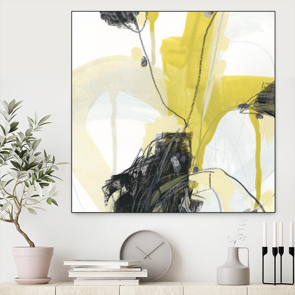 Conduit III by June Erica Vess on GIANT ART - yellow abstract