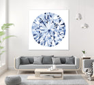 Diamond Drops I by Grace Popp on GIANT ART - blue abstract