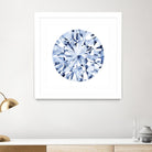 Diamond Drops I by Grace Popp on GIANT ART - blue abstract