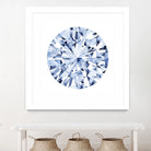 Diamond Drops I by Grace Popp on GIANT ART - blue abstract