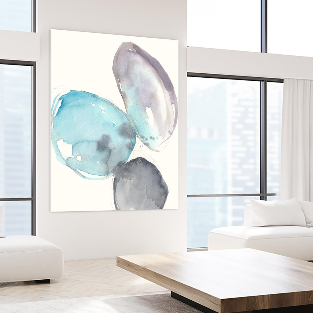 Orb Connection I by Jennifer Goldberger on GIANT ART - blue abstract