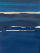 Sapphire Horizon I by Rob Delamater on GIANT ART - blue abstract