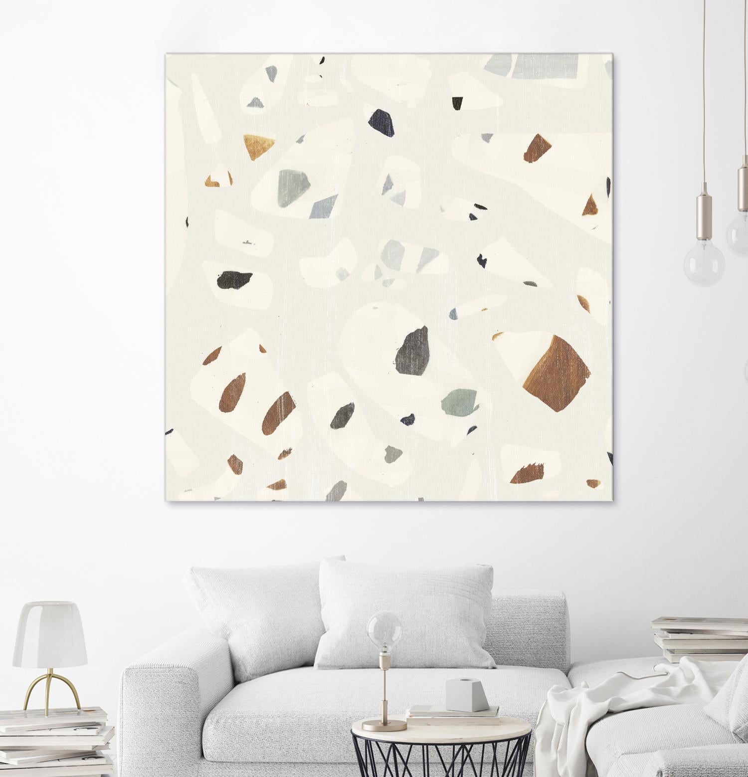 Abstract Terazzo II by Victoria Borges on GIANT ART - neutral abstract