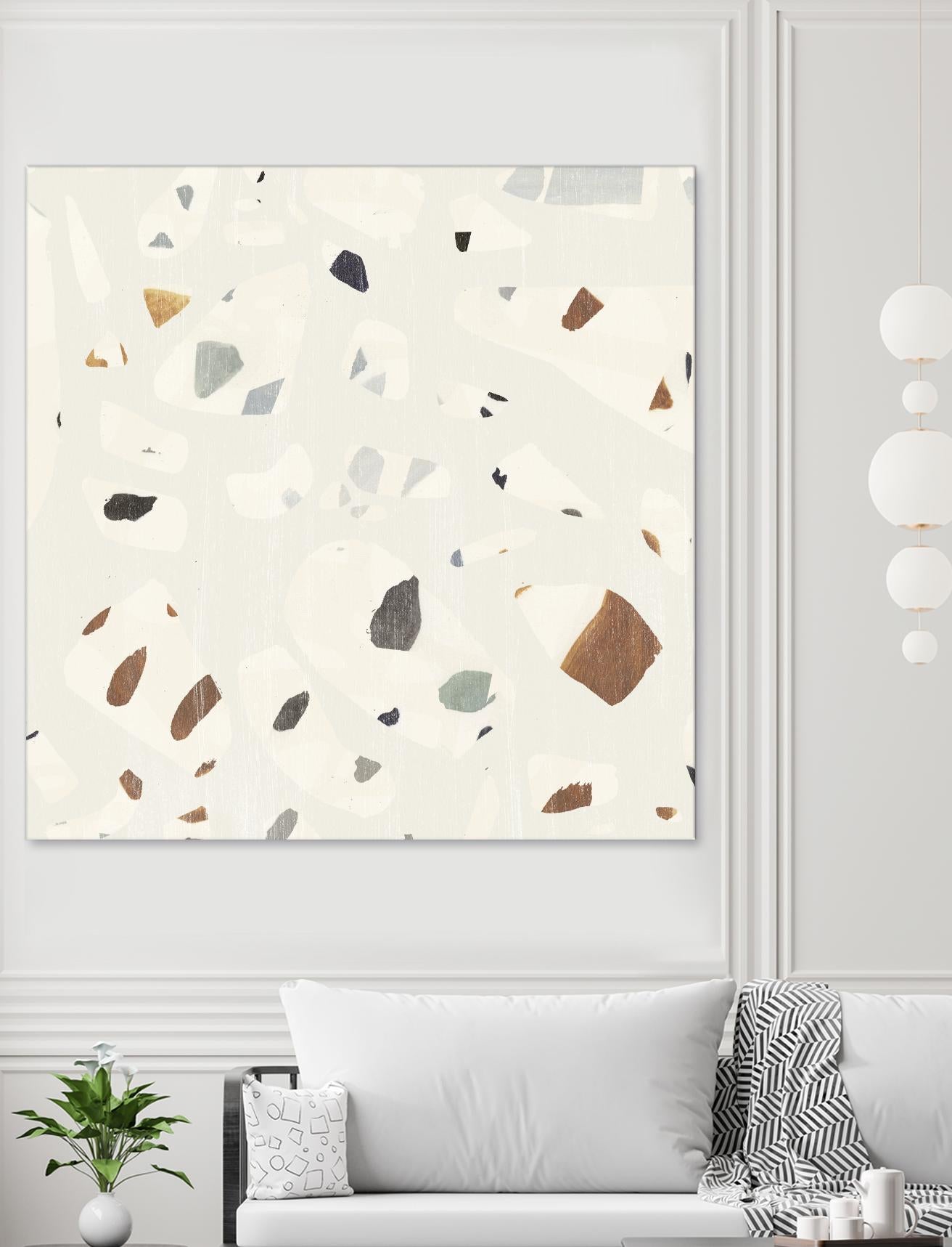 Abstract Terazzo II by Victoria Borges on GIANT ART - neutral abstract