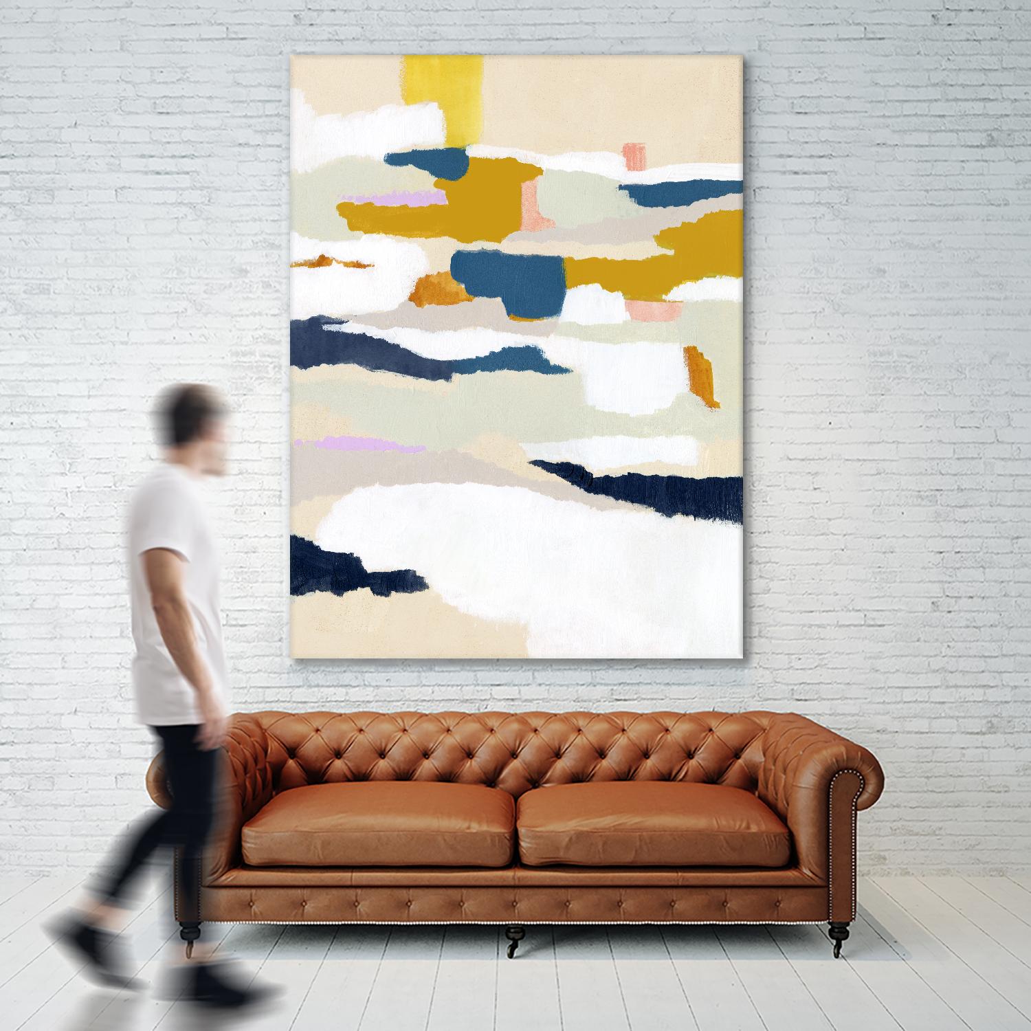 Woven Together II by Victoria Borges on GIANT ART - pastels abstract