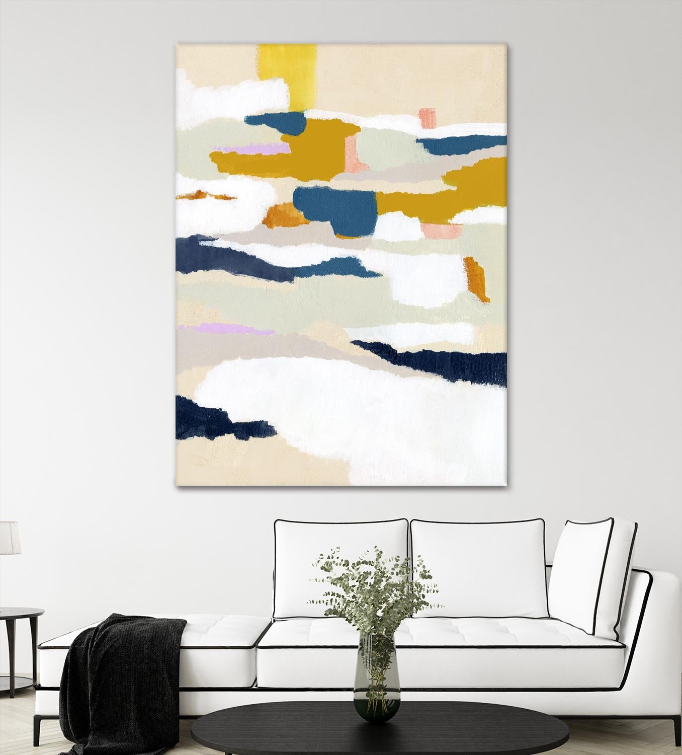 Woven Together II by Victoria Borges on GIANT ART - pastels abstract