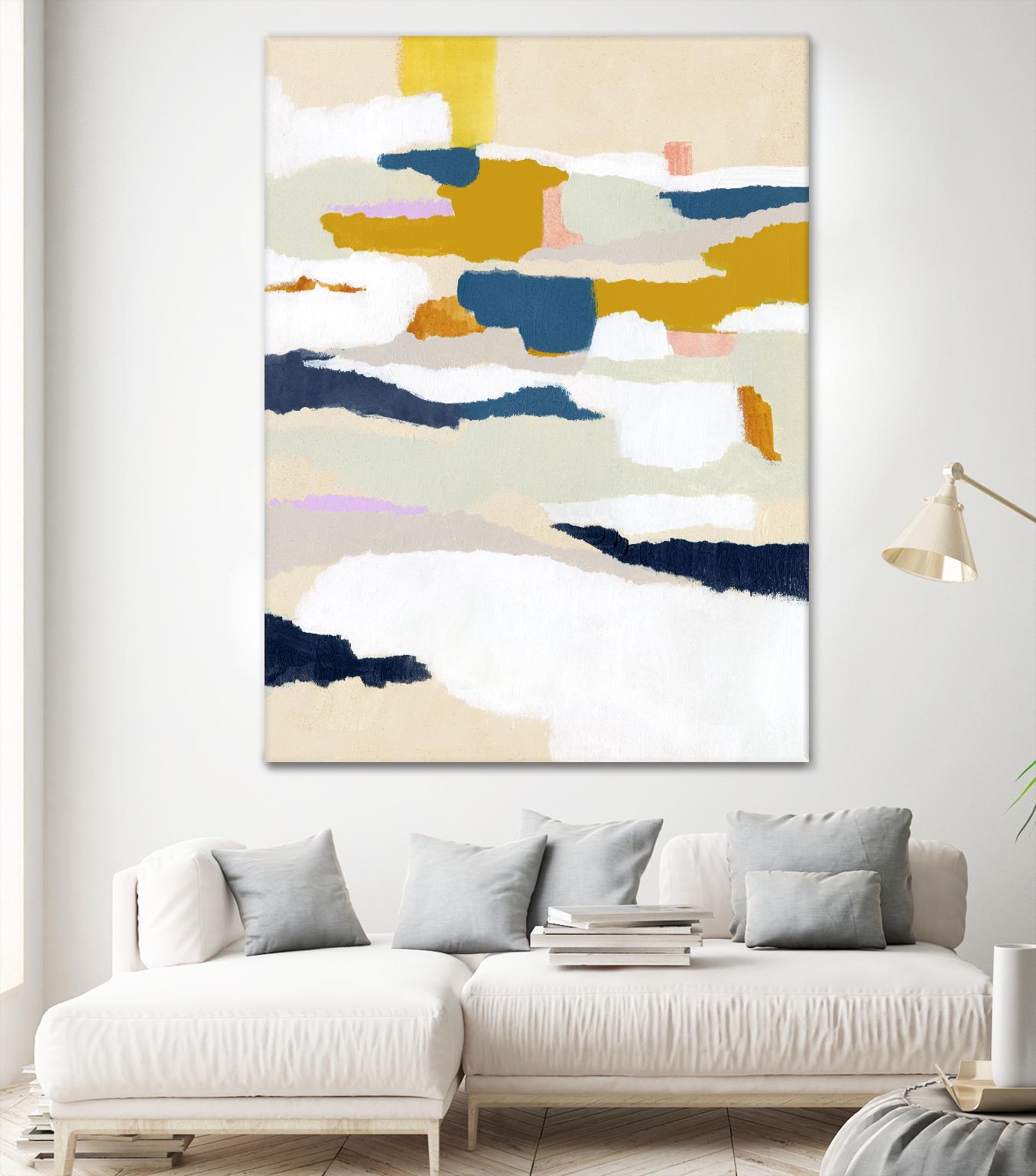 Woven Together II by Victoria Borges on GIANT ART - pastels abstract