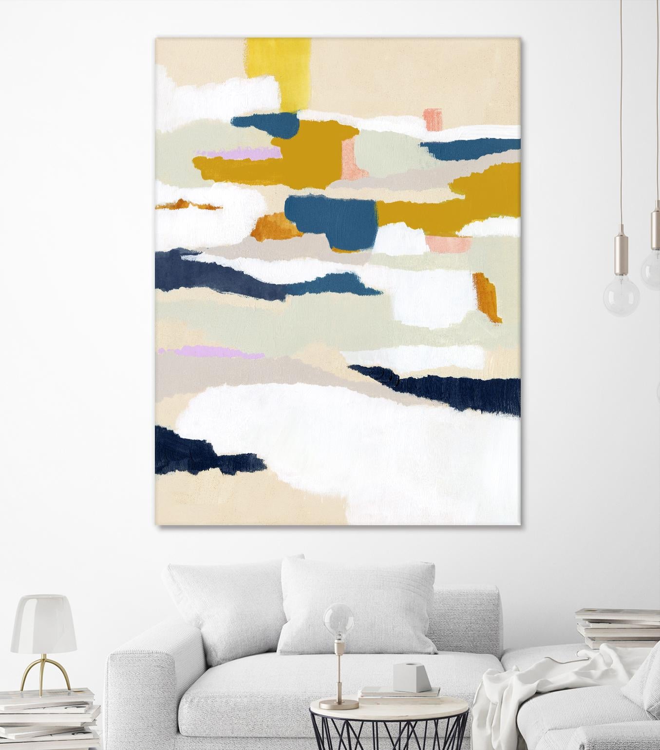 Woven Together II by Victoria Borges on GIANT ART - pastels abstract