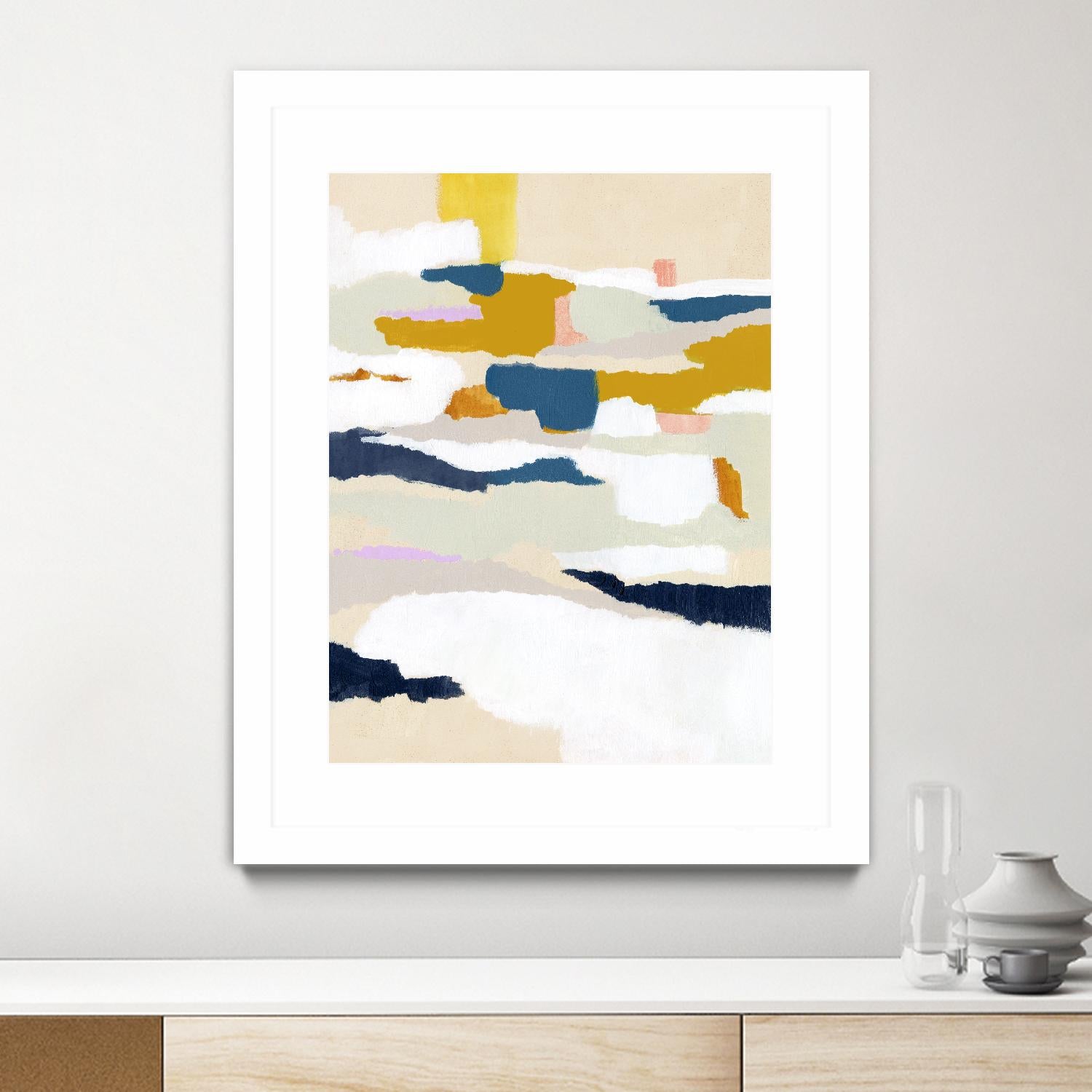 Woven Together II by Victoria Borges on GIANT ART - pastels abstract