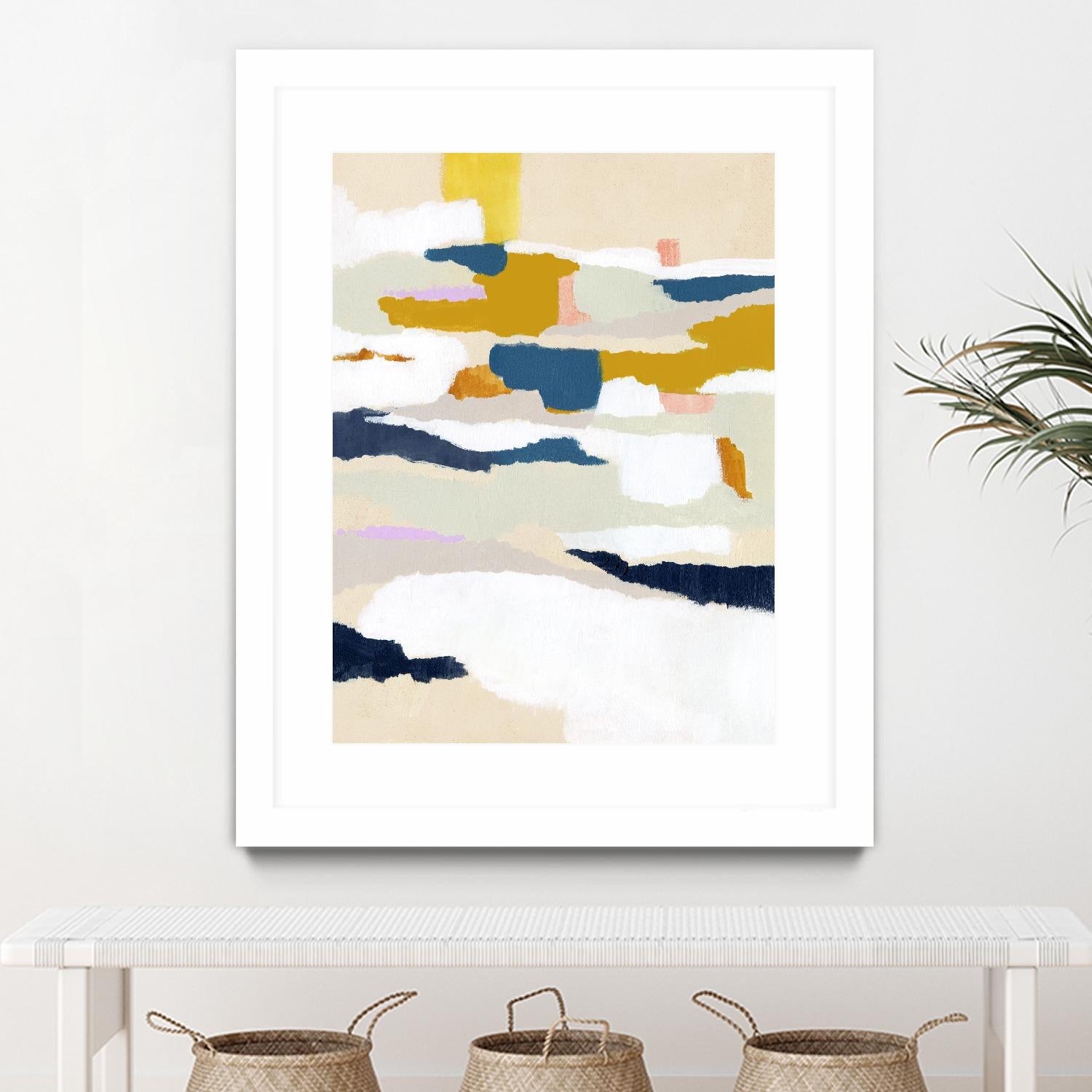 Woven Together II by Victoria Borges on GIANT ART - pastels abstract