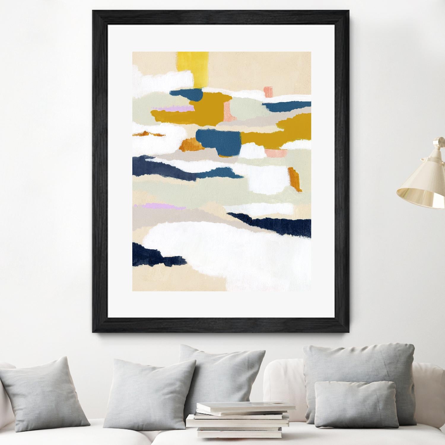 Woven Together II by Victoria Borges on GIANT ART - pastels abstract