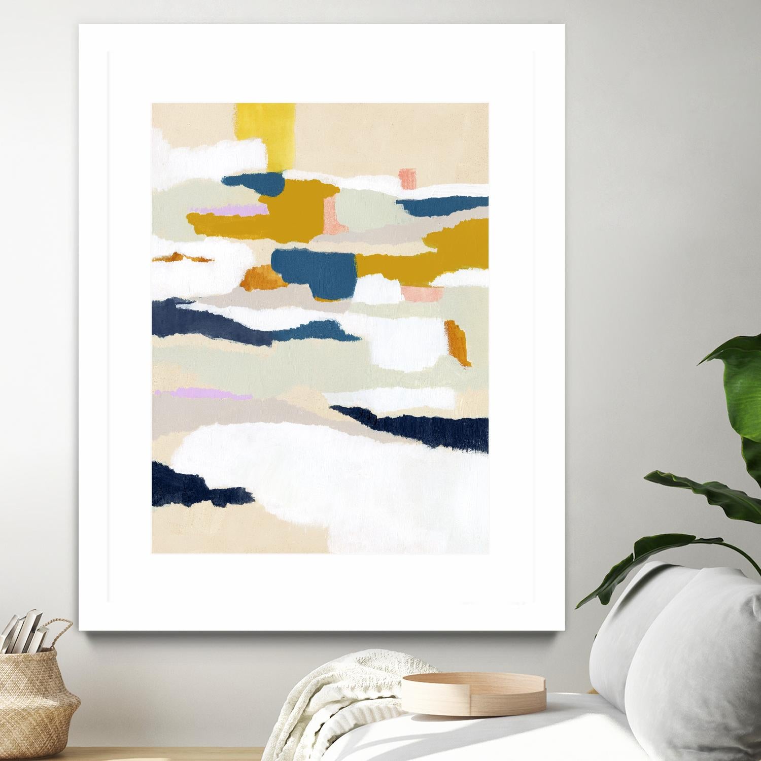 Woven Together II by Victoria Borges on GIANT ART - pastels abstract