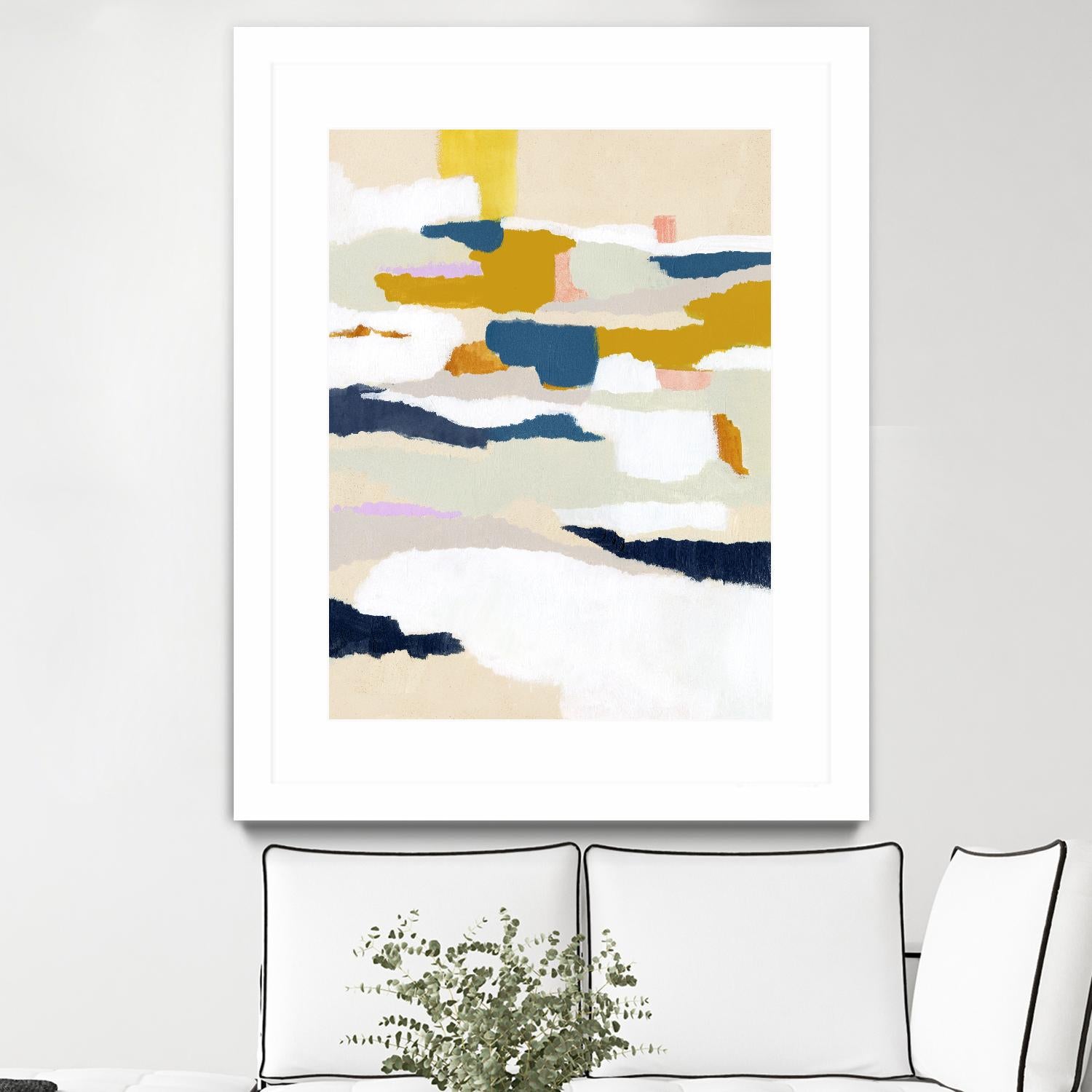 Woven Together II by Victoria Borges on GIANT ART - pastels abstract