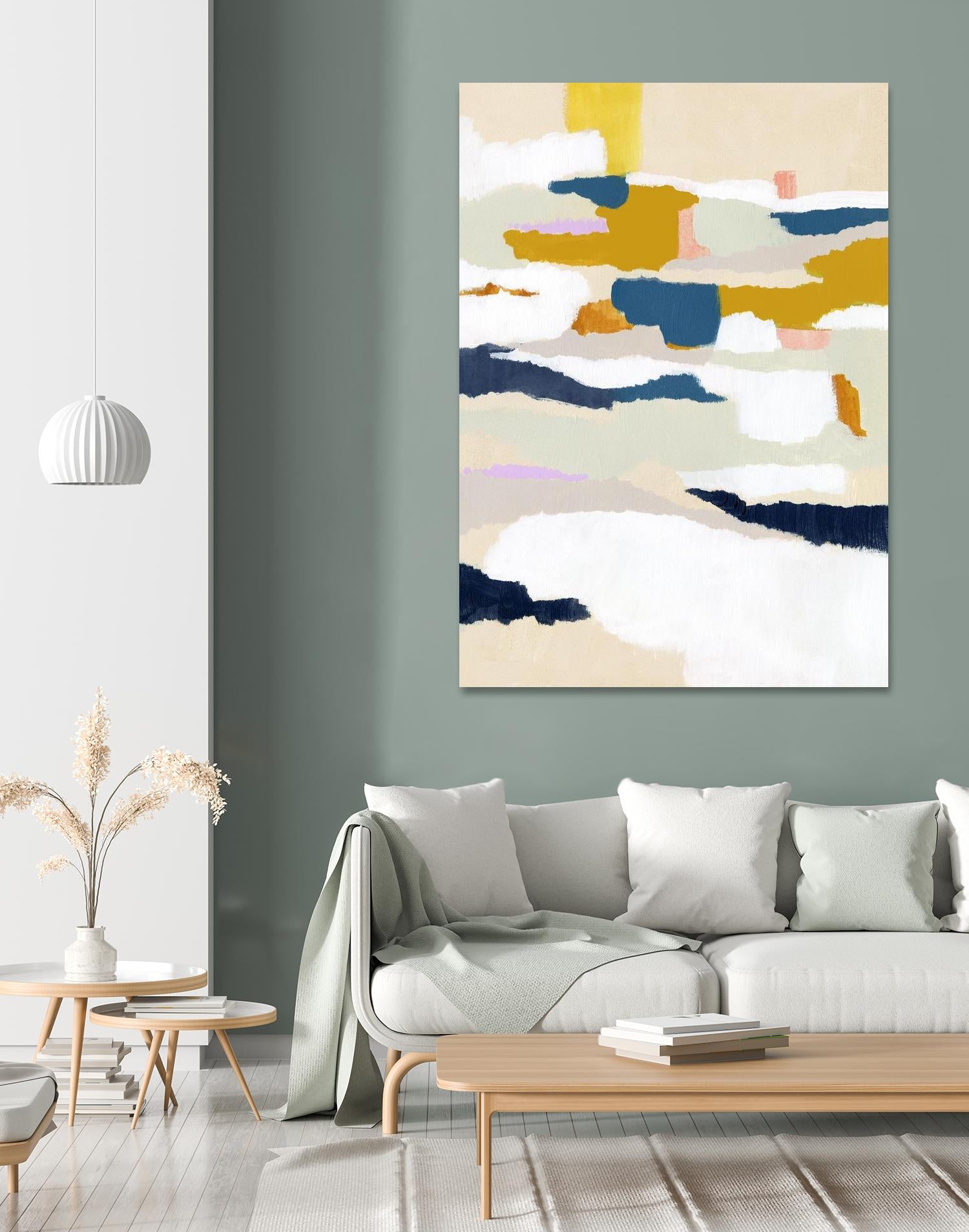 Woven Together II by Victoria Borges on GIANT ART - pastels abstract