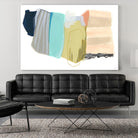 Accordion Fold II by June Erica Vess on GIANT ART - pastels abstract