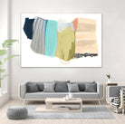 Accordion Fold II by June Erica Vess on GIANT ART - pastels abstract