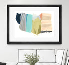 Accordion Fold II by June Erica Vess on GIANT ART - pastels abstract