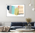 Accordion Fold II by June Erica Vess on GIANT ART - pastels abstract