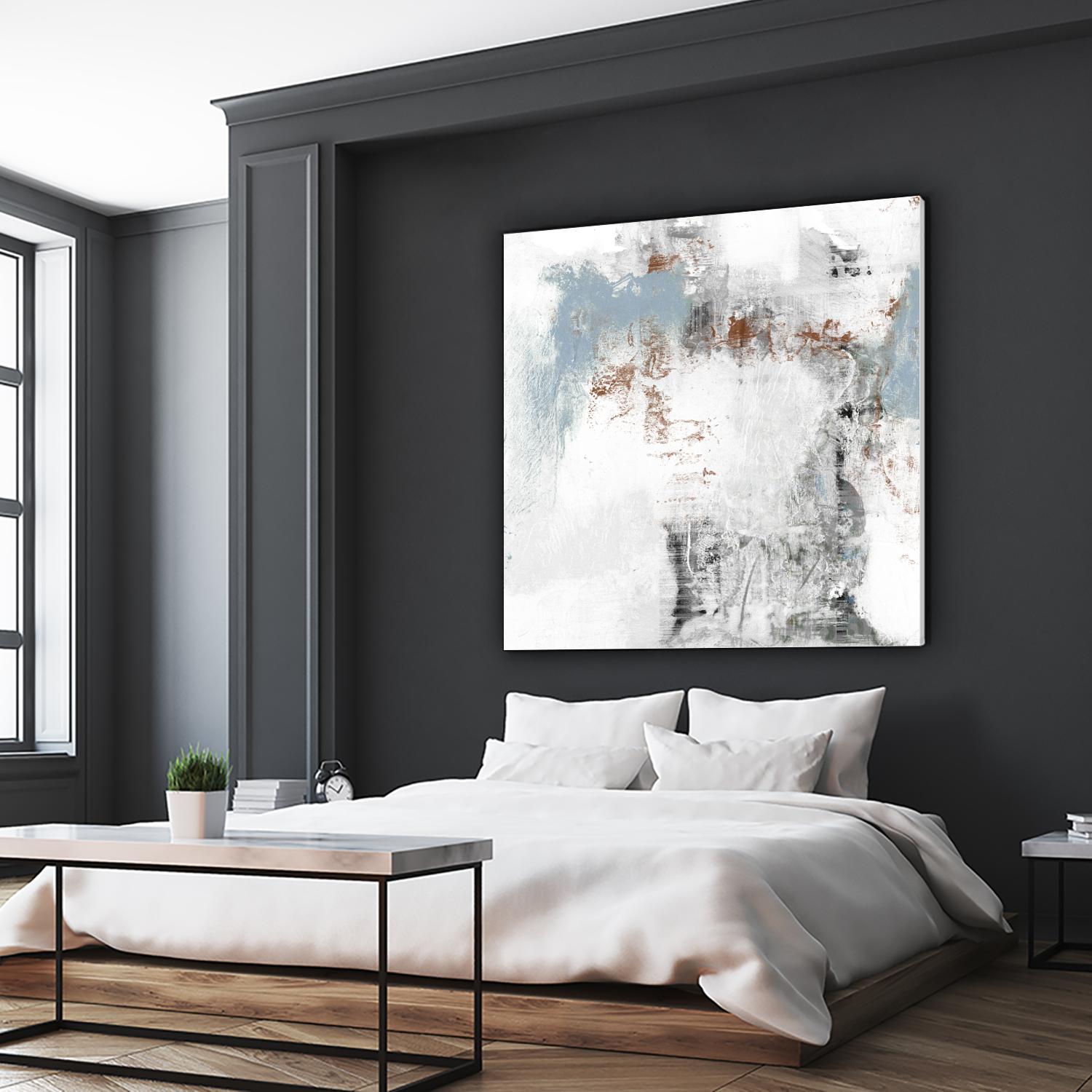 White Wash I by Jennifer Goldberger on GIANT ART - abstract