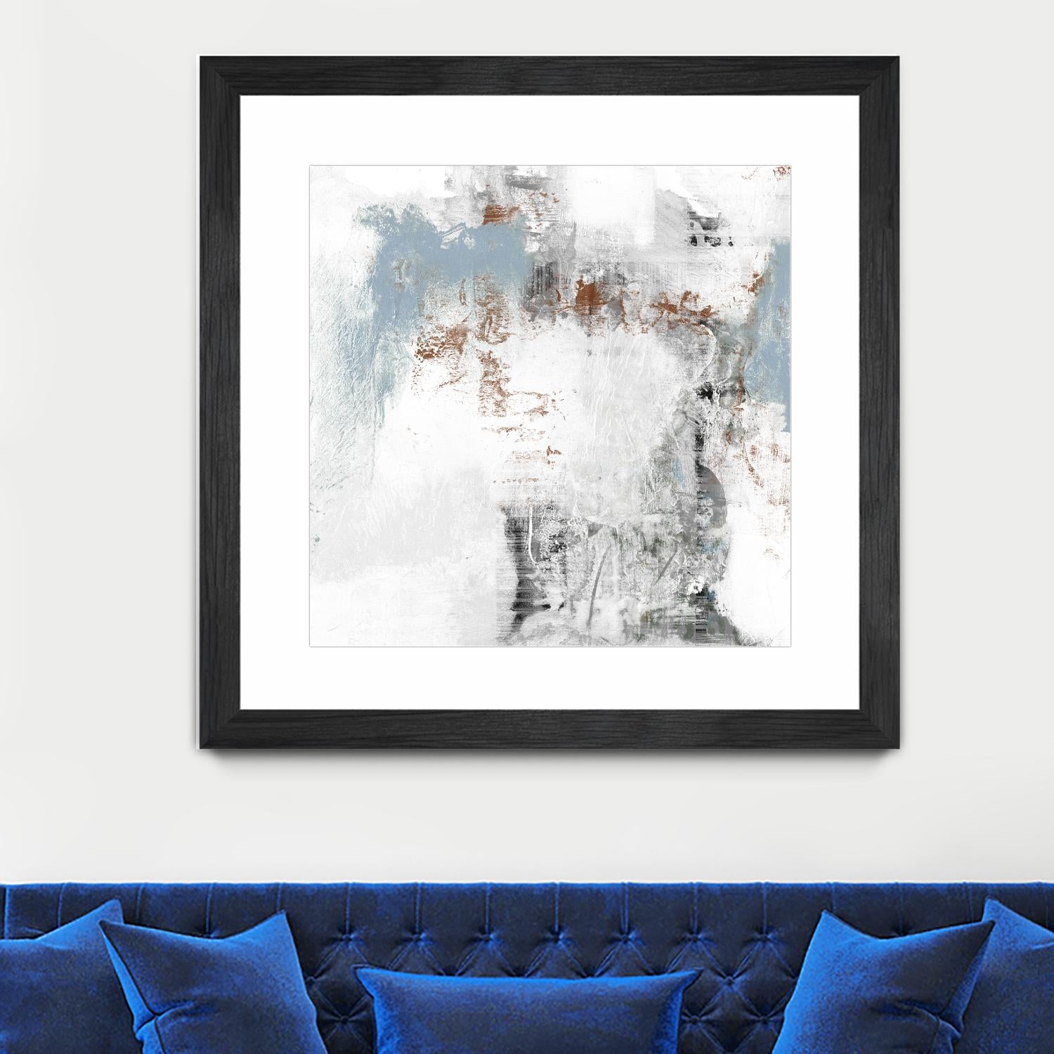 White Wash I by Jennifer Goldberger on GIANT ART - abstract