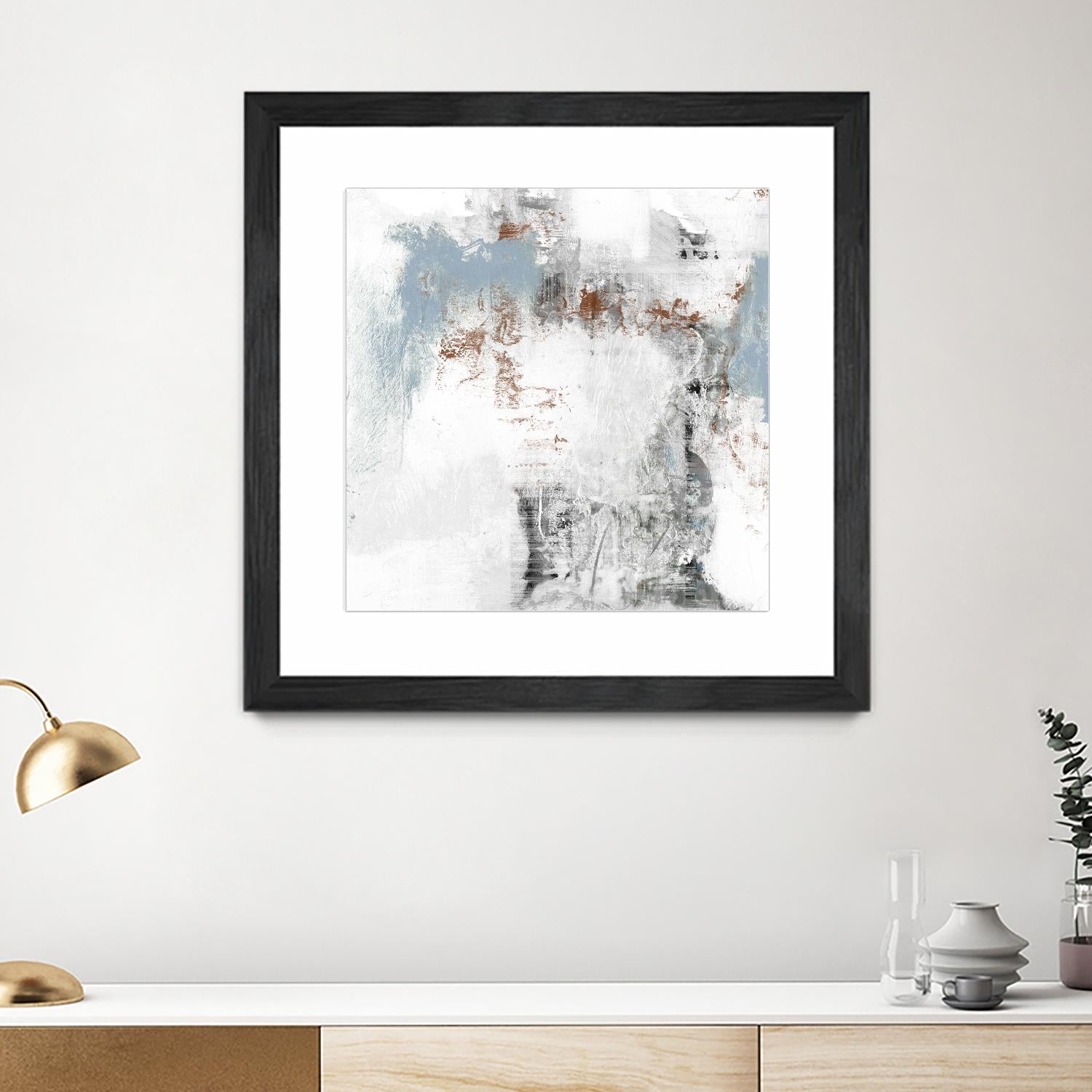White Wash I by Jennifer Goldberger on GIANT ART - abstract