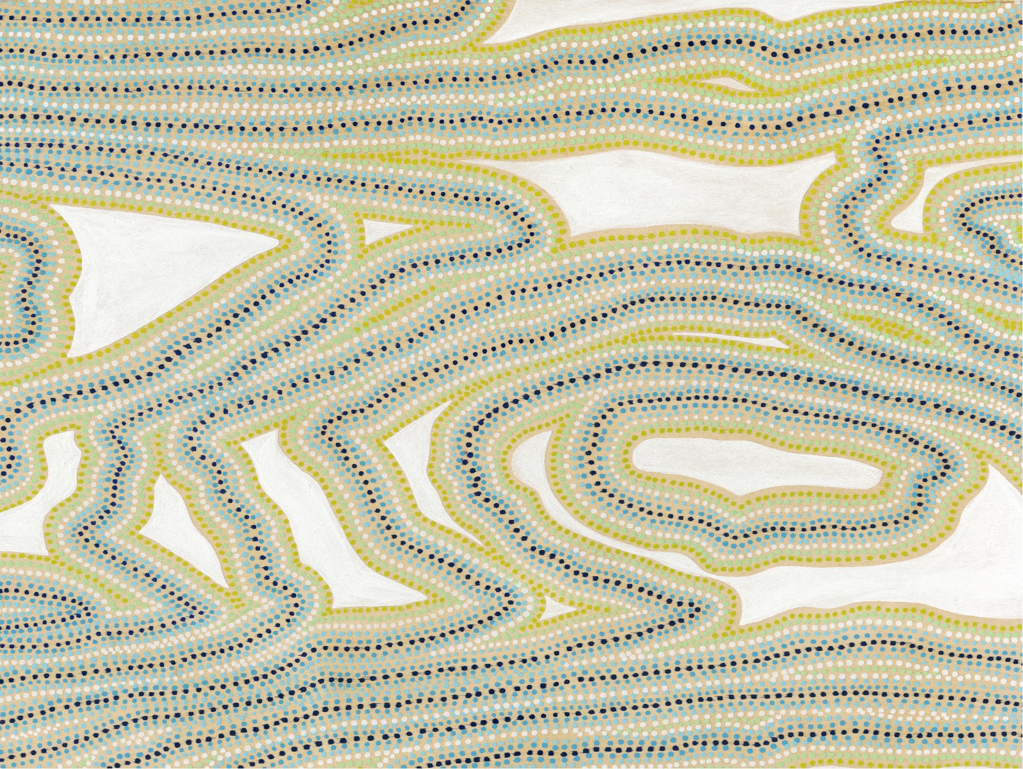 River Trail by Nikki Galapon on GIANT ART - yellow abstract