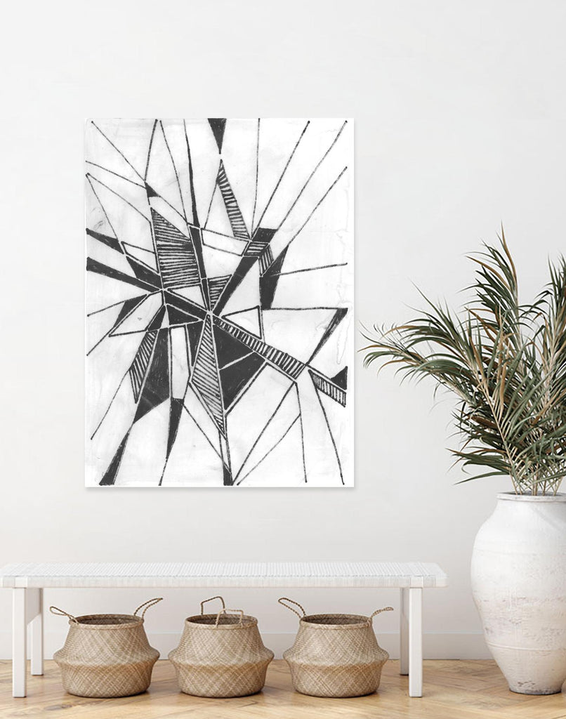 Symbol Imprint II by June Erica Vess on GIANT ART - black abstract
