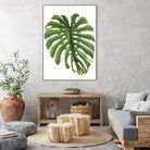 Tropical Breeze Leaves I by Naomi McCavitt on GIANT ART - green coastal & tropical greenery