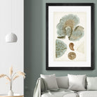 Coastal Curiosity V by Unknown on GIANT ART - green coastal & tropical abstract 