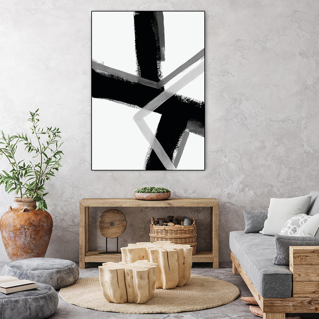 Angular Pulse IV by June Vess on GIANT ART - white abstract abstract