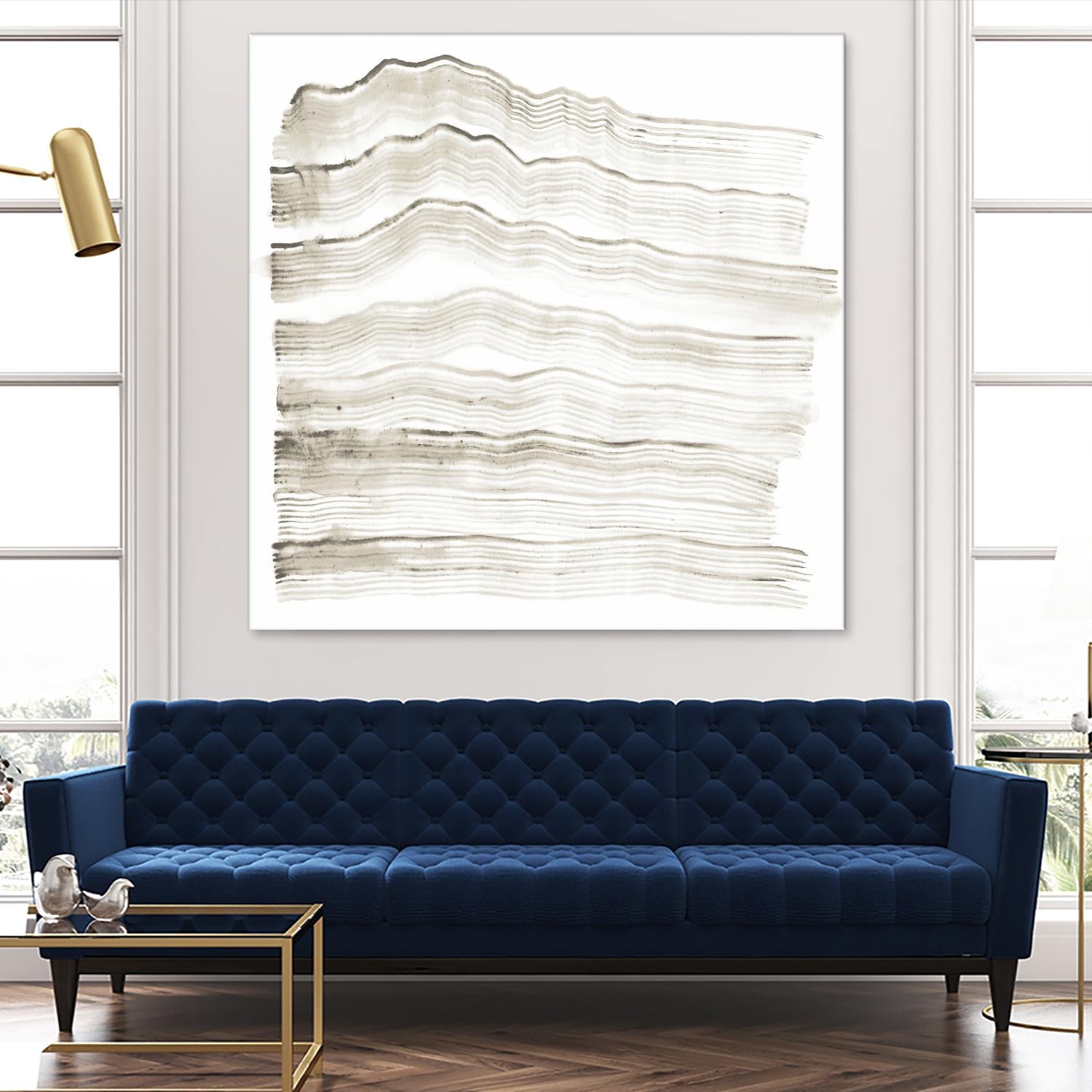 Accordion Shift IV by Vanna Lam on GIANT ART - white abstract abstract