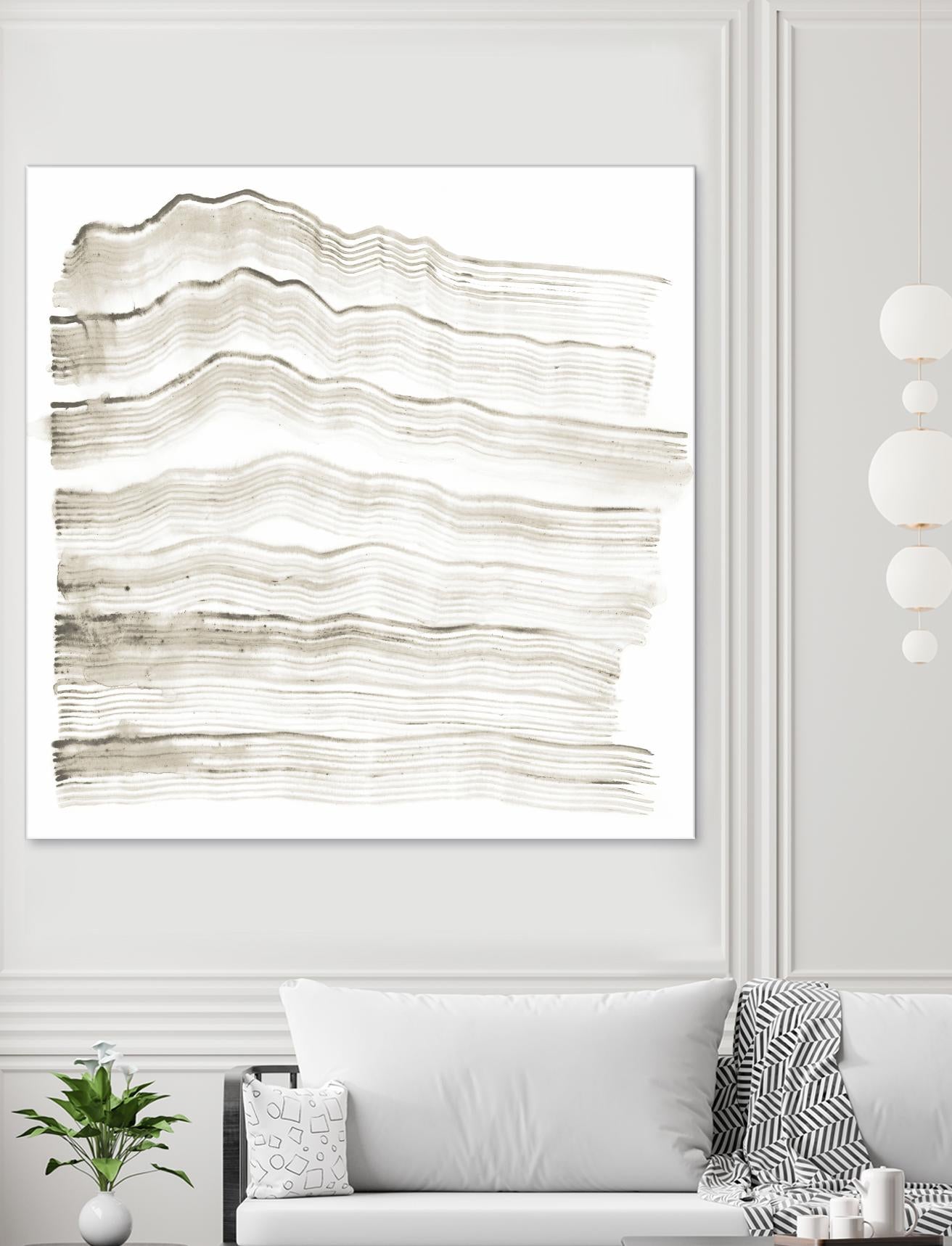 Accordion Shift IV by Vanna Lam on GIANT ART - white abstract abstract