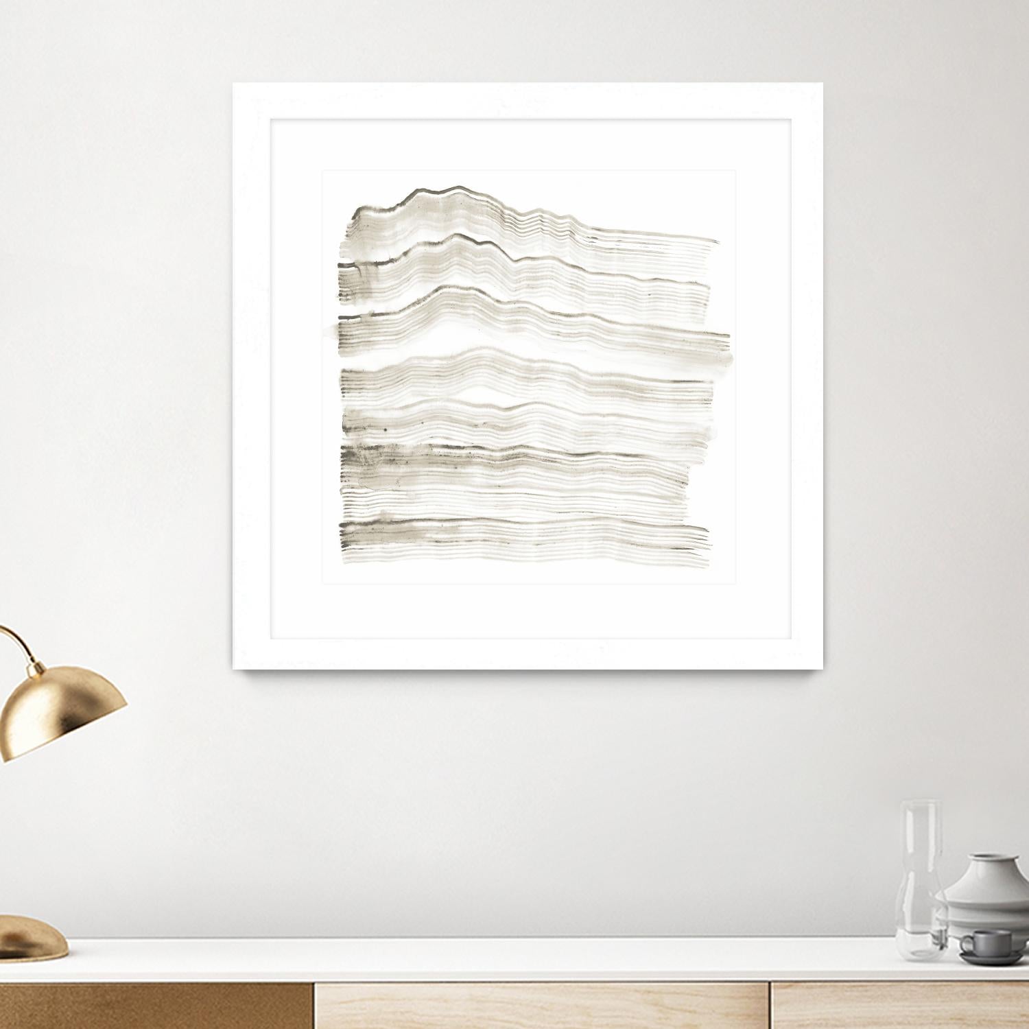 Accordion Shift IV by Vanna Lam on GIANT ART - white abstract abstract