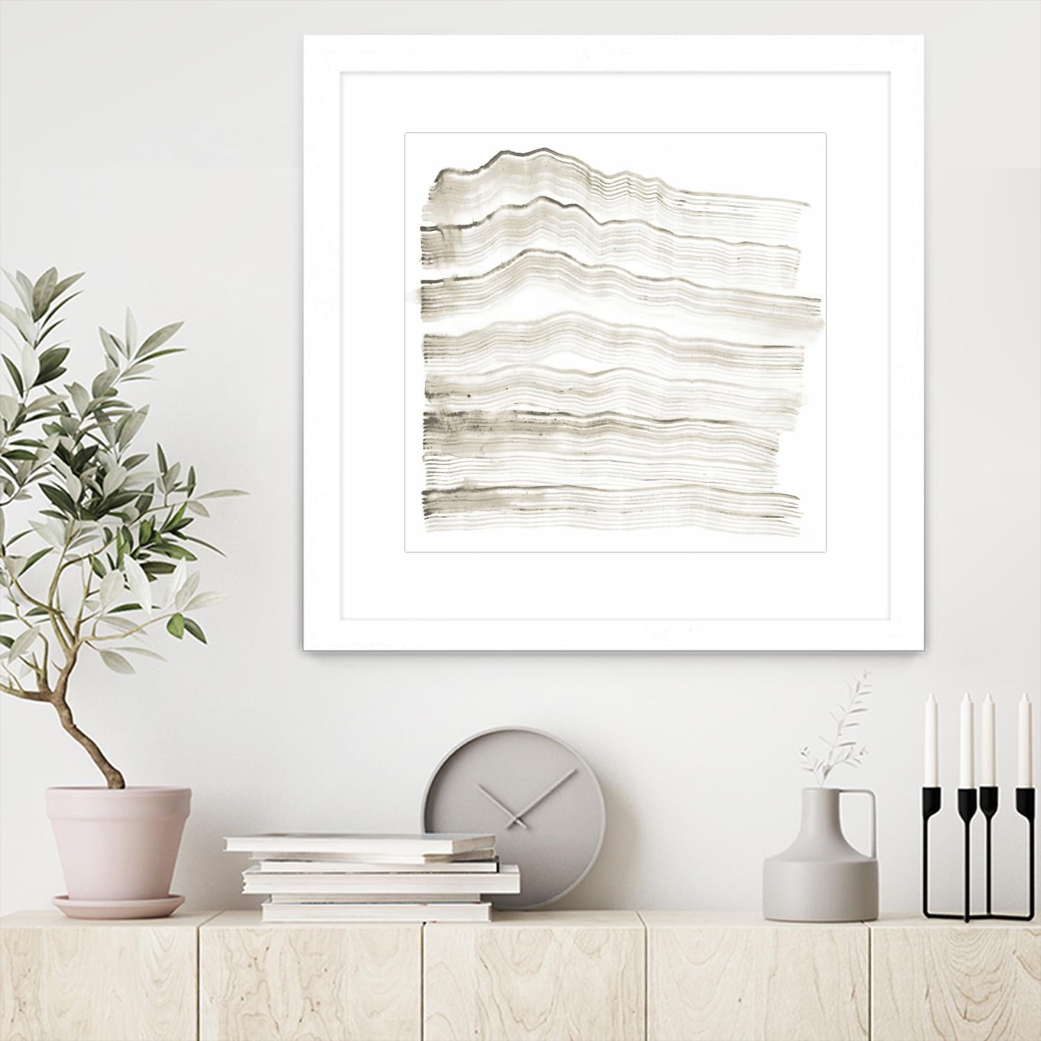 Accordion Shift IV by Vanna Lam on GIANT ART - white abstract abstract