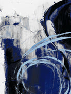 Indigo Interlude I by Ethan Harper on GIANT ART - blue  abstract abstract 