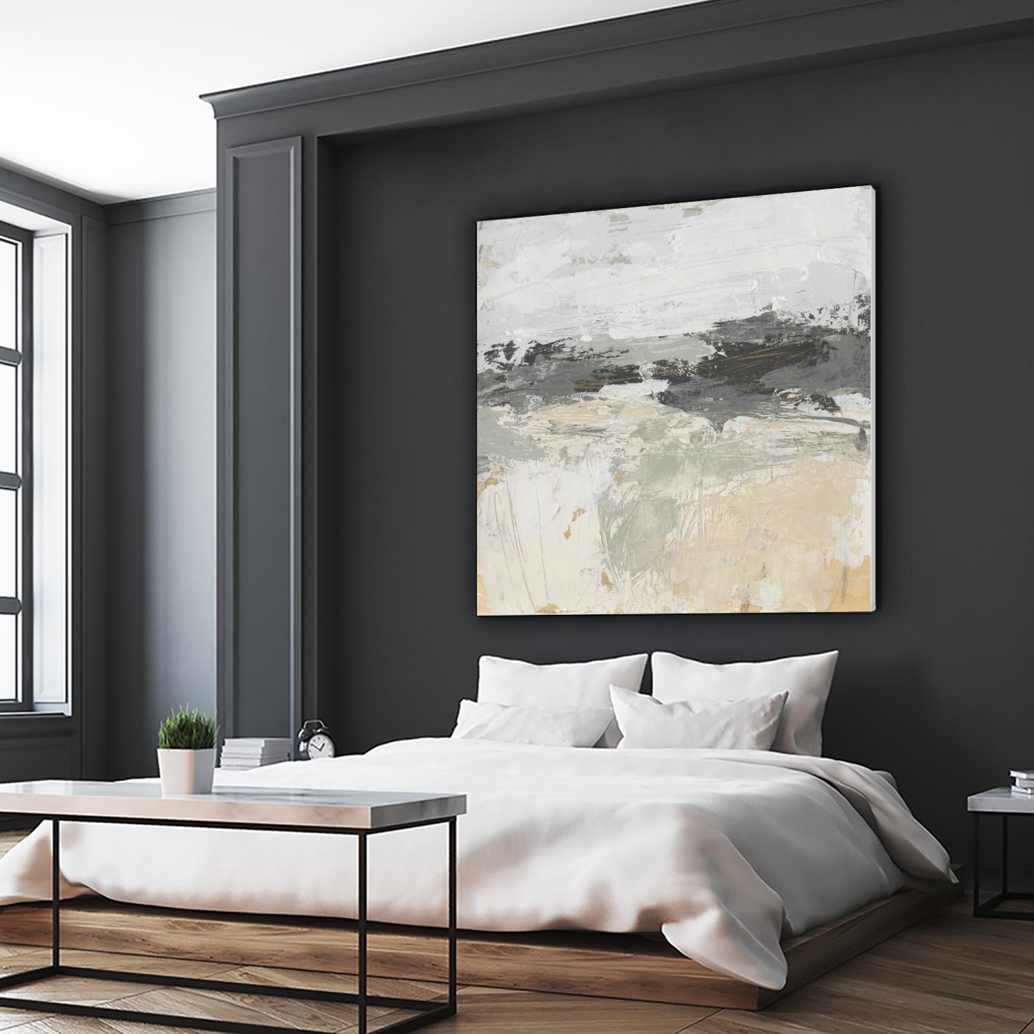 Wheatfield II by June Vess on GIANT ART - beige abstract abstract