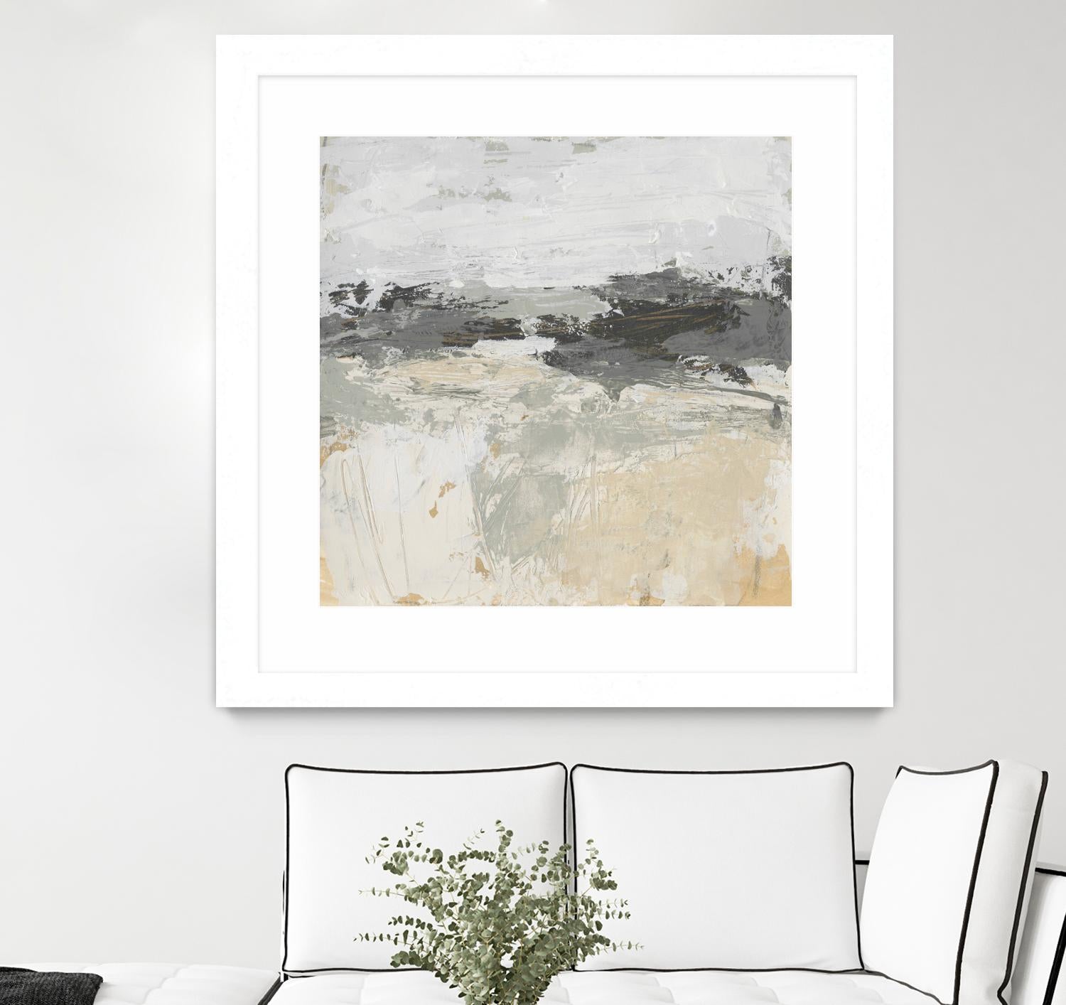 Wheatfield II by June Vess on GIANT ART - beige abstract abstract