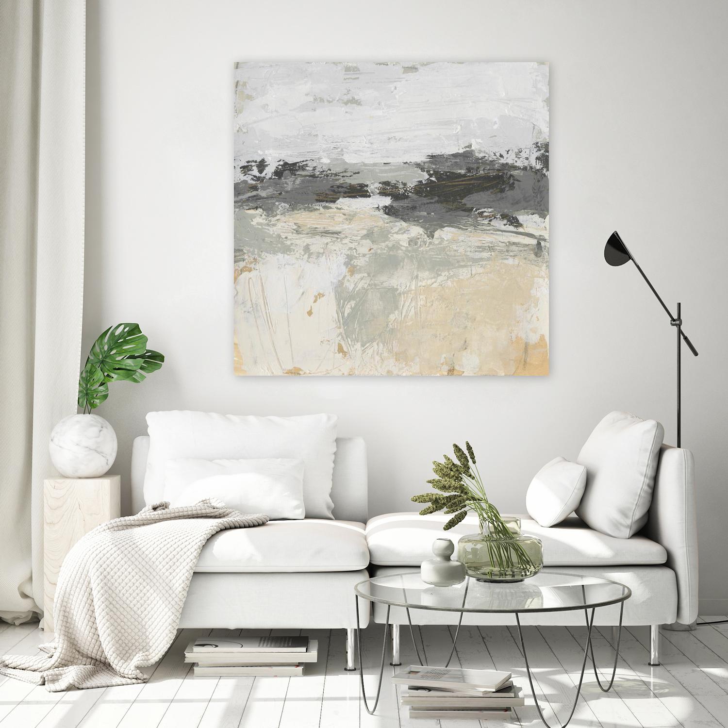 Wheatfield II by June Vess on GIANT ART - beige abstract abstract