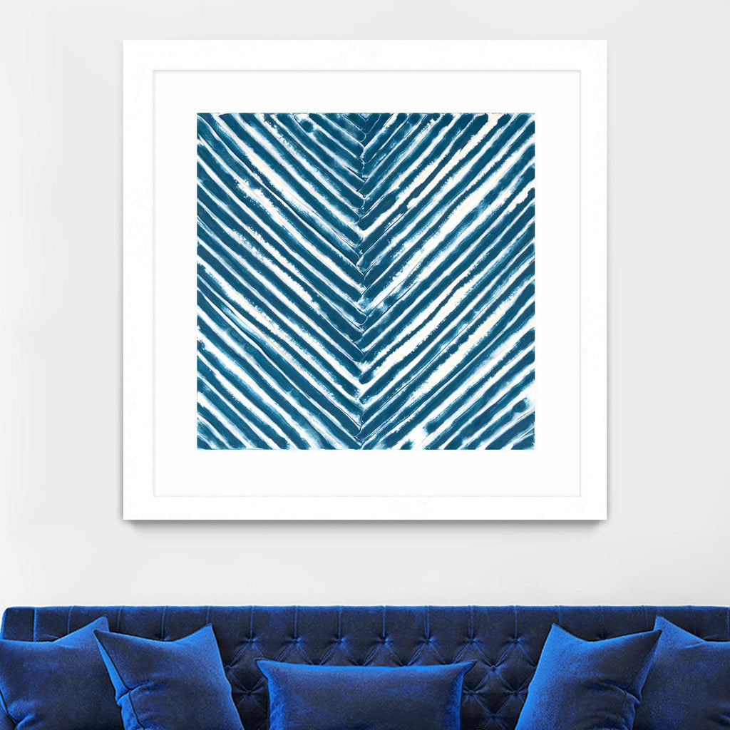 Slats III by Jenna Guthrie on GIANT ART - blue abstract abstract